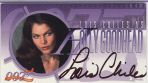 Lois Chiles Autogramm-Karte (James Bond)