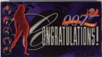 Lana Wood Autogramm-Karte (James Bond)