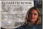 Elisabeth Rohm Autogramm-Karte (Angel)
