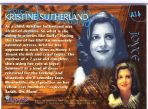 Kristine Sutherland Autogramm-Karte (Buffy)