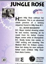 B.C. Boyer Autogramm-Karte (Creators)