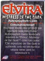 Elvira Autogramm-Karte (Elvira)