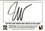 Joe Weltjens Autogramm-Karte (Areala)
