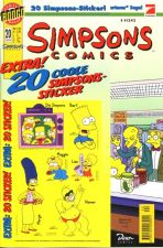 Simpsons Comics # 020 (mit 20 Simpsons-Stickern)