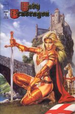 Lady Pendragon # 1 DF Joe Jusko Gold Foil Cover