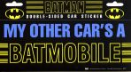 Batman double-sided car sticker