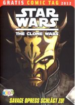 2012 Gratis Comic Tag - Star Wars the Clone Wars