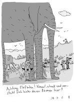 Beck: Wenigstens braucht man mit dir keinen Sonnenschirm! (Cartoon)