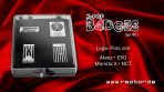 K*bang GOLD # 06 mit K-Pop B4DGES Logo Pins Set 1
