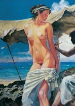 Maler und Modell (Splitternackt)