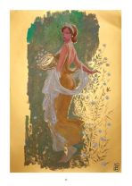 Maler und Modell (Splitternackt)