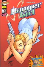 Danger Girl # 1, 2, 4 (von 4) Variant-Cover + Kamikaze! + Hawaiian Punch