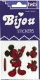 Bijou Stickers: Disney - roter Glitzer-Micky-Maus