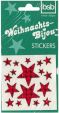 Bijou Stickers: Weihnachten - Sterne rot