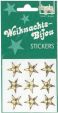 Bijou Stickers: Weihnachten - Sterne silber